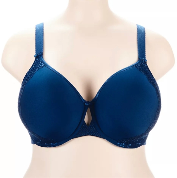 Elomi Other - New ELOMI 36DDD Charley Spacer Underwire Tshirt Bra Petrol Dark Navy Blue